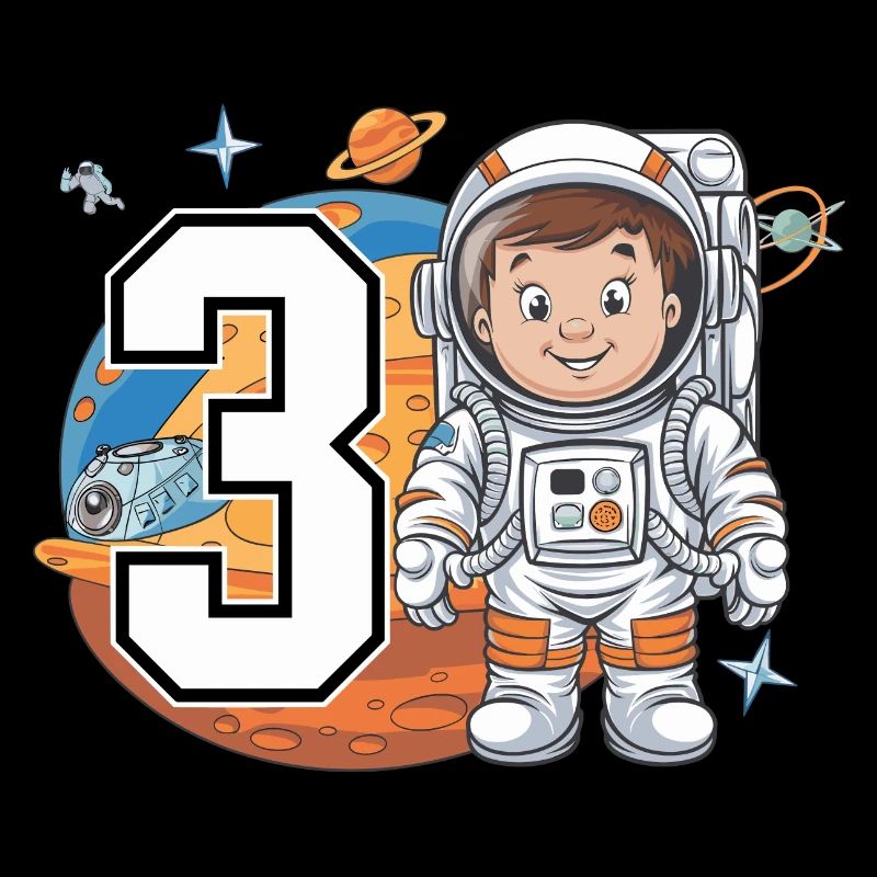 3rd Birrdday Astronaut Space Adventure for Boys