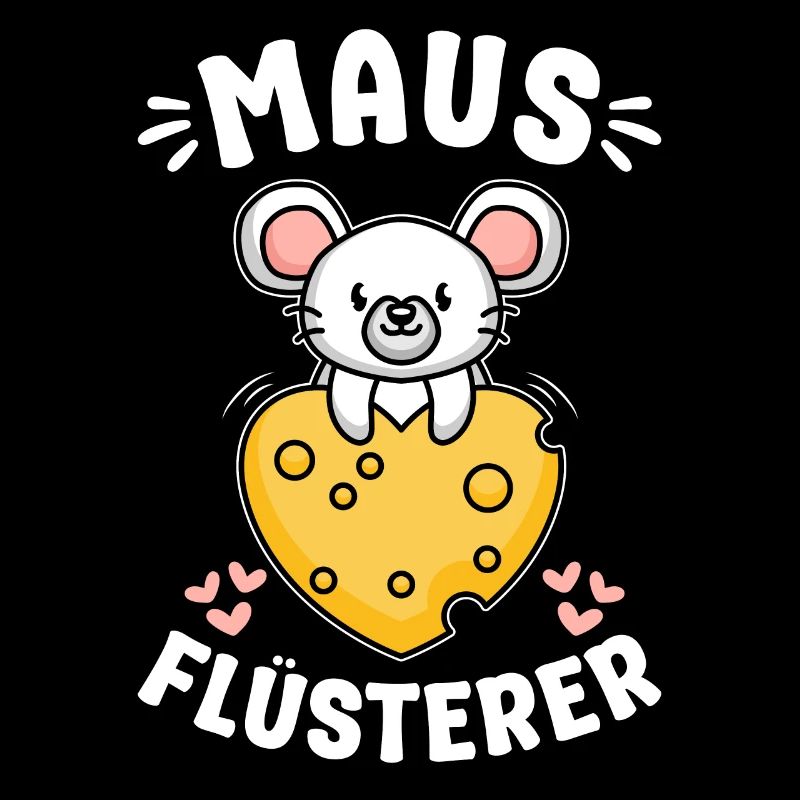 Mausflüsterer - Maus Mit Herz Aus Käse