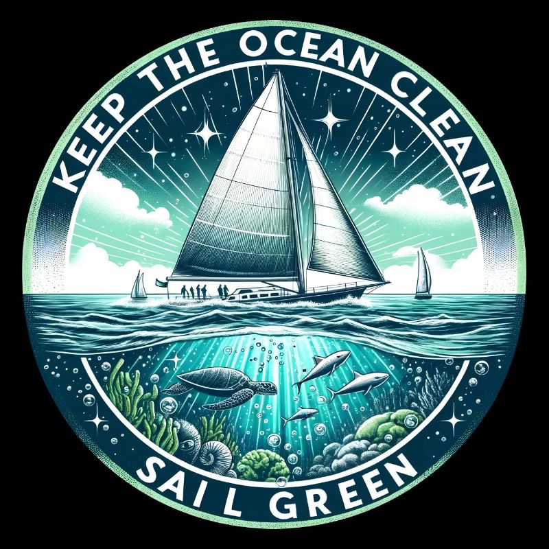 Sail Sailboat Ocean Clean Keep Sailing Green