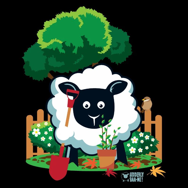 Mutterschafe mögen Gartenarbeit?