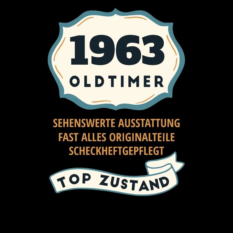 1963 Oldtimer - Geburtstag Geschenk Vintage