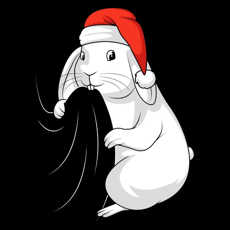 Lapins Lapin de Noël Lapin