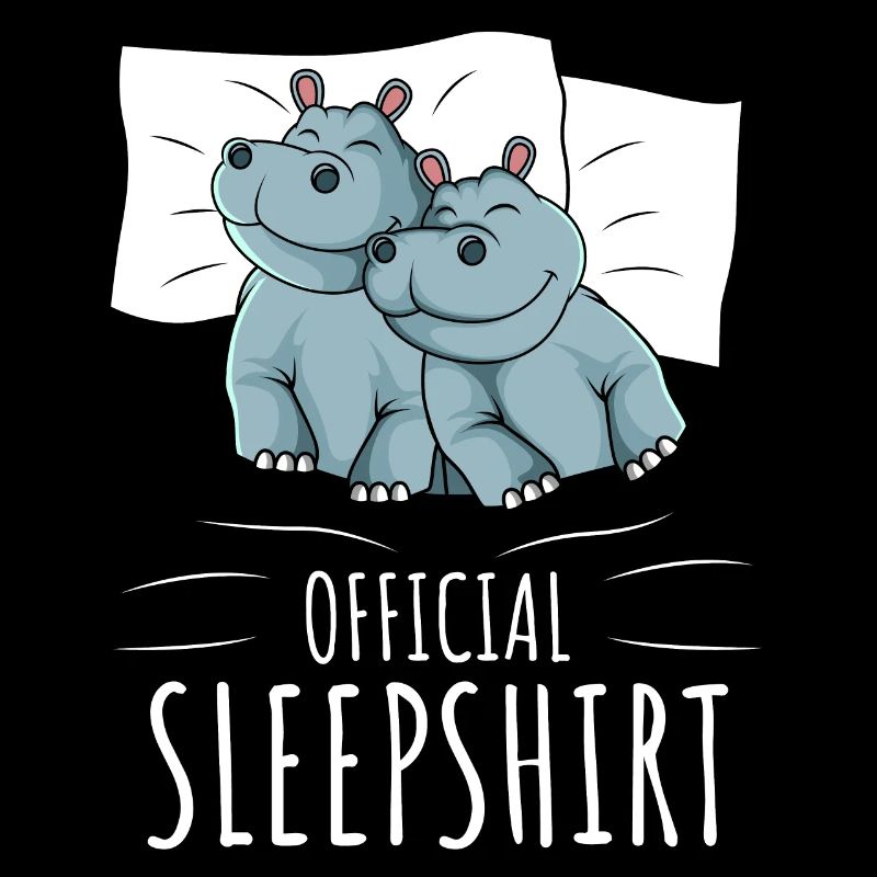 Hippo Sleeping Shirt Hippo