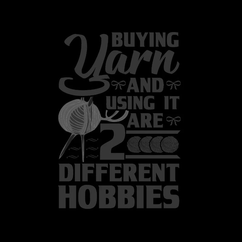 Knitting Humor Buying Yarn and Using it 2