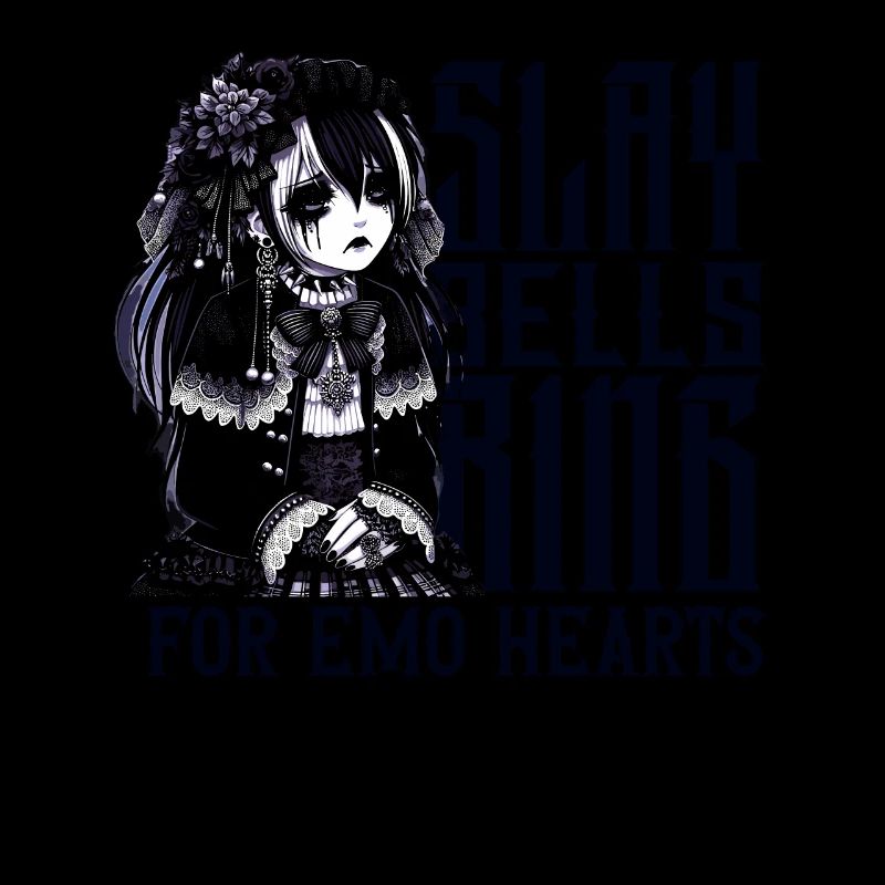 Slay Bells Ring for Emo Hearts Emocore Aesthetic