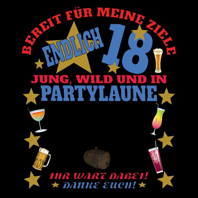 18. Geburtstag Mädchen & Junge Gästebuch