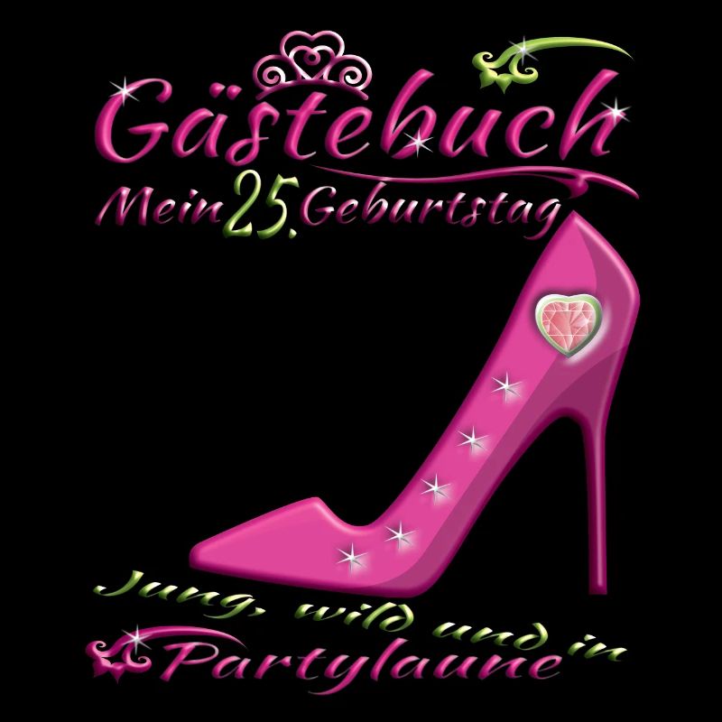 25. Geburtstag Frau & Mann Gästebuch