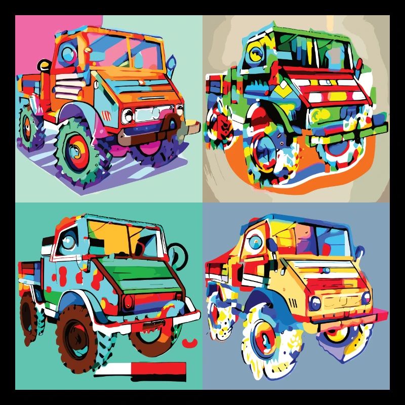 Unimog - Modern - Warhol - Universal Motorgerät