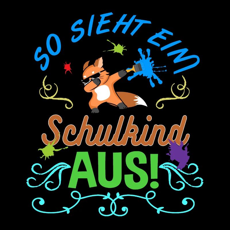 Schulkind Dabbing Fuchs Einschulung 1. Klasse