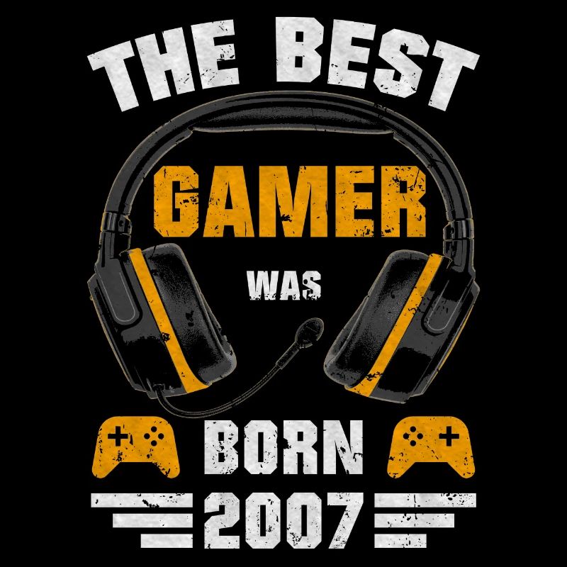 Gaming Geburtstag Gamer 2007 Geboren Geschenk
