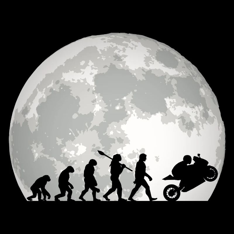 Motorcycle Evolution Vintage Superbike Biker