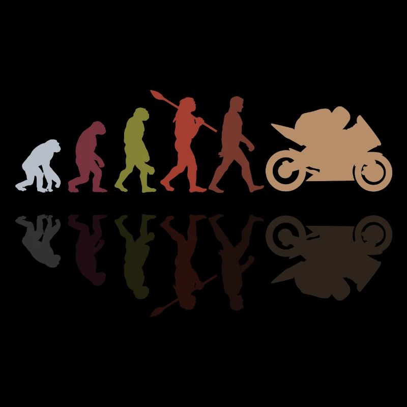 Motorcycle Evolution Vintage Shadow Biker