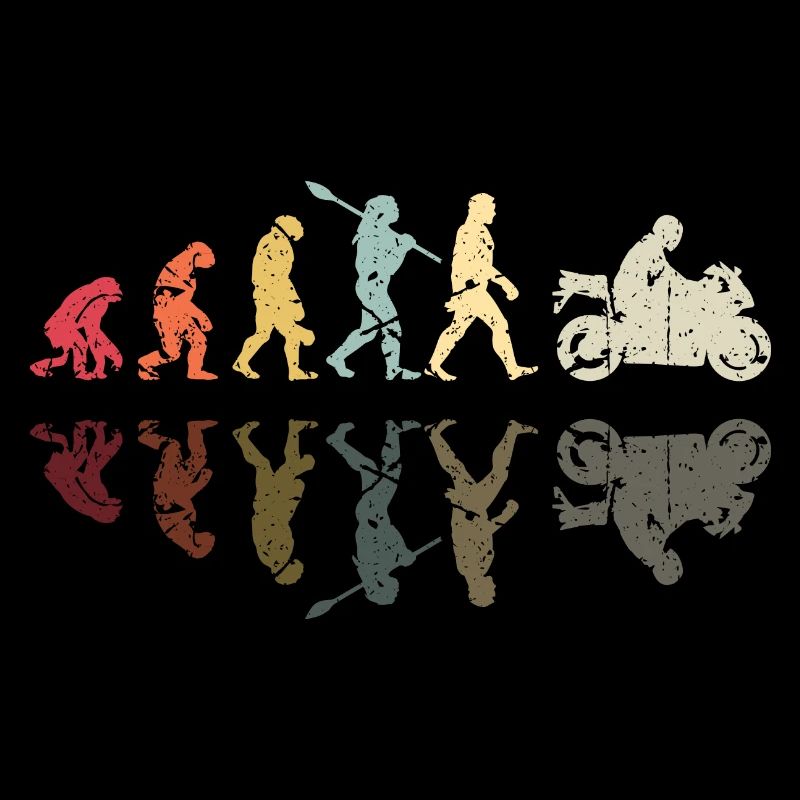 Motorcycle Evolution Vintage Superbike Biker