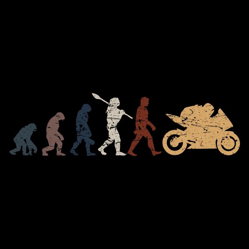 Motorcycle Evolution Vintage Shadow Biker