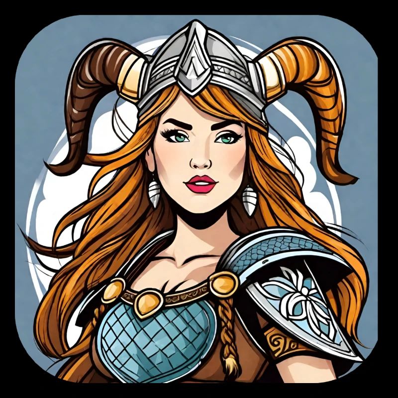 Fière Viking Germanin Shieldmaiden