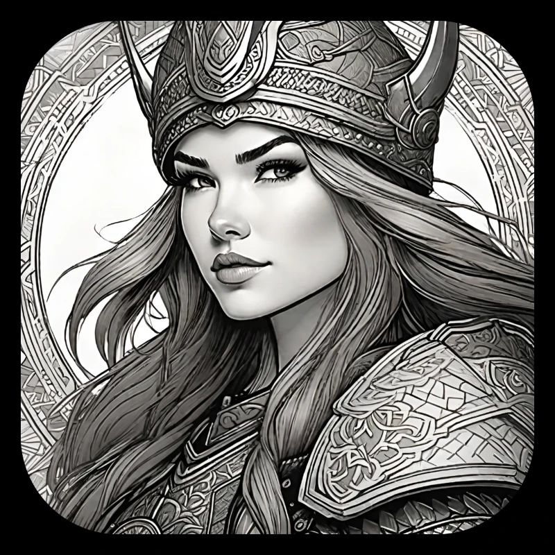Fière Viking Germanin Shieldmaiden