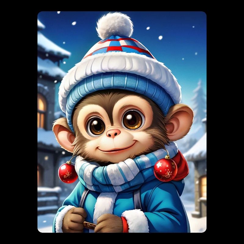 Anime Winter Landscape Monkey 1.5