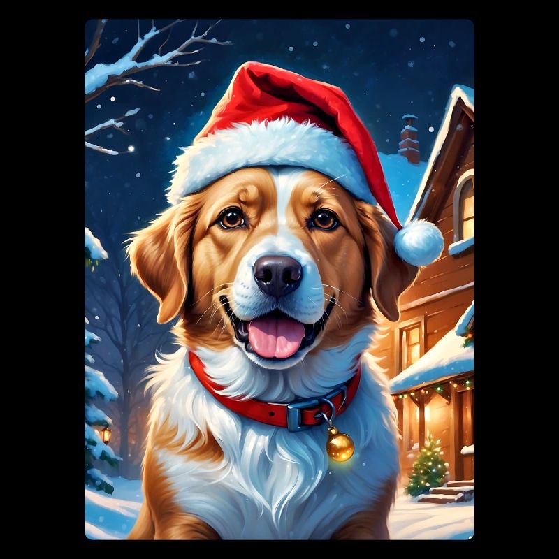 Winterlandschaft Hund 3.4