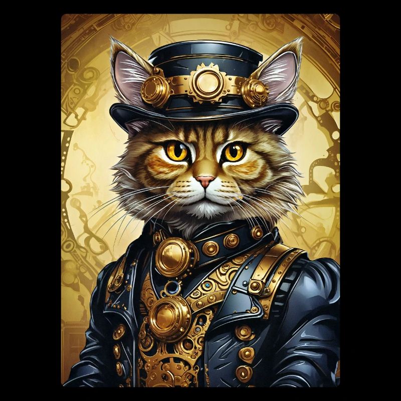 Steampunk Katze 1.17