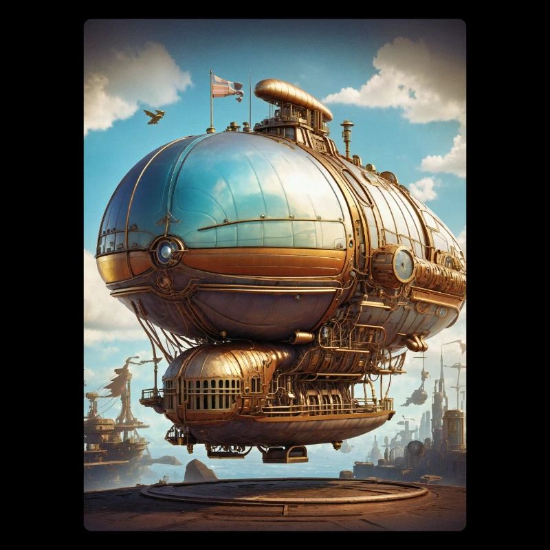 Dirigeable Steampunk 1.4