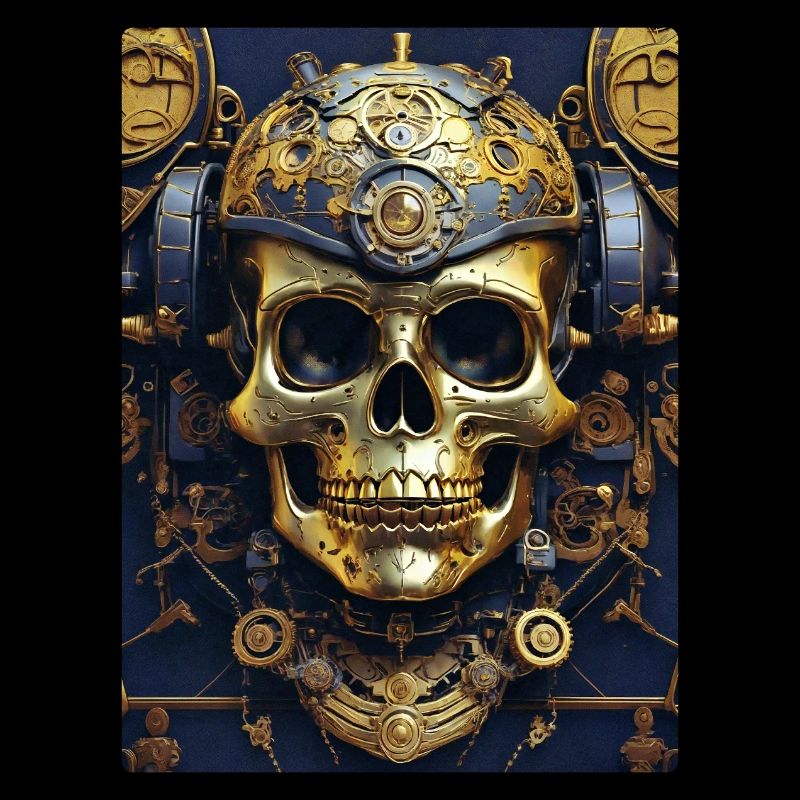 Crâne Steampunk 1.10