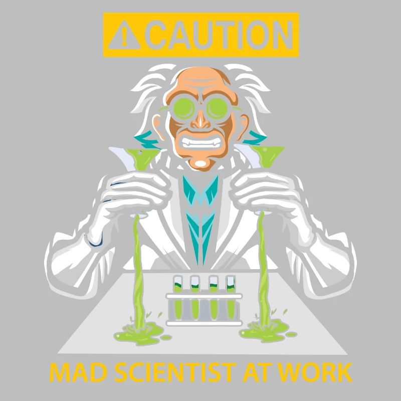 Mad scientist at work