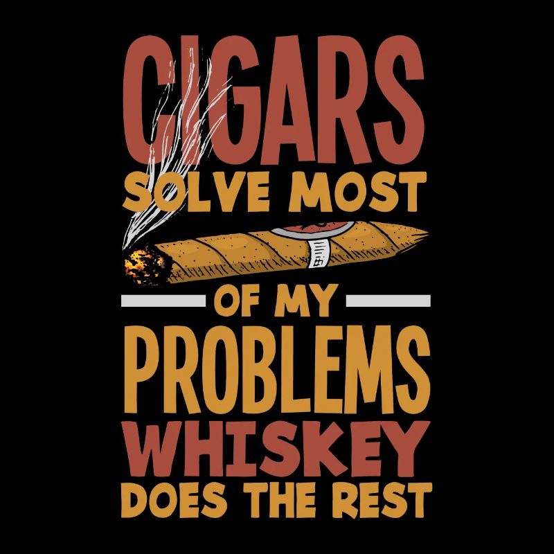 Zigarre Und Whiskey Zigarrenraucher Geschenk