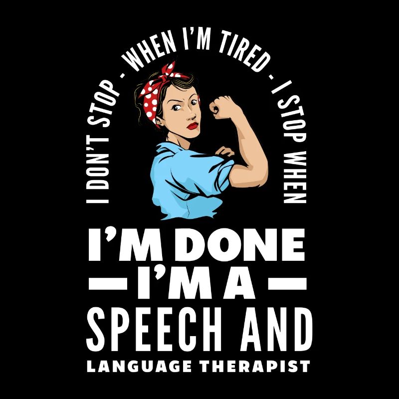 Speech therapist, speech therapist, speech therapist