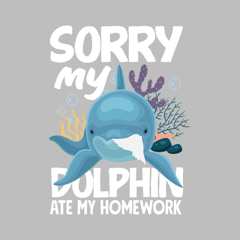 Mon dauphin a mangé mes devoirs