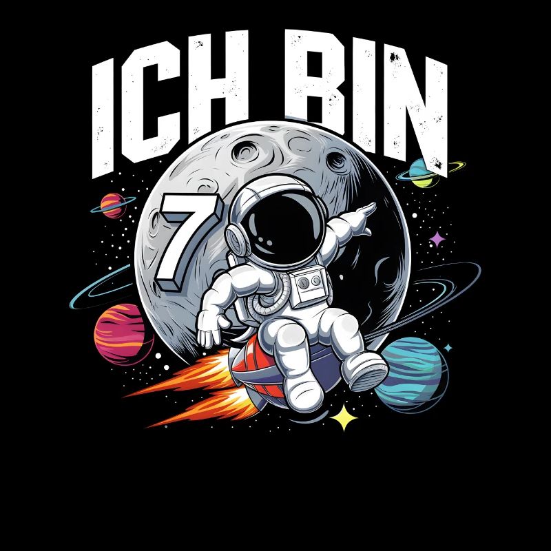 7e anniversaire garçons 7 ans anniversaire astronaute