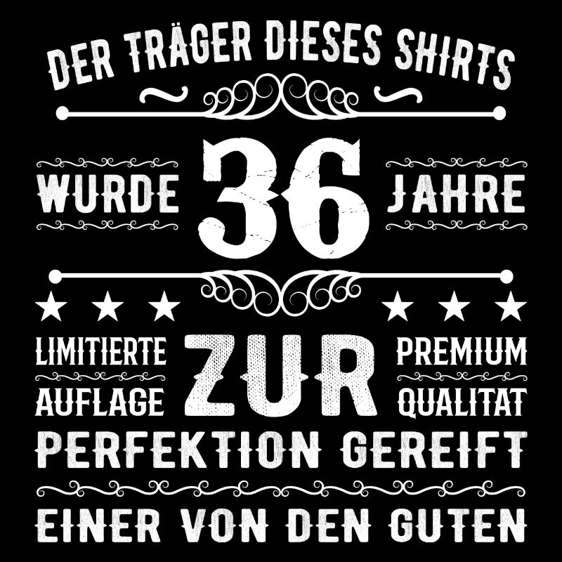 36 Jahre Geschenkidee zum 36 - Geburtstag