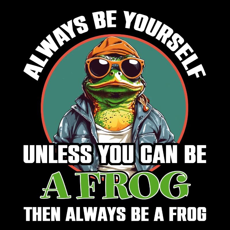Sei Du selbst oder sei ein Frosch