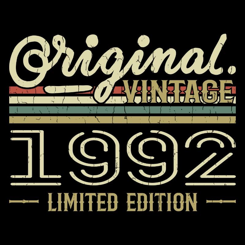 1992 Retro Birthday 1992 Original 1992 Vintage