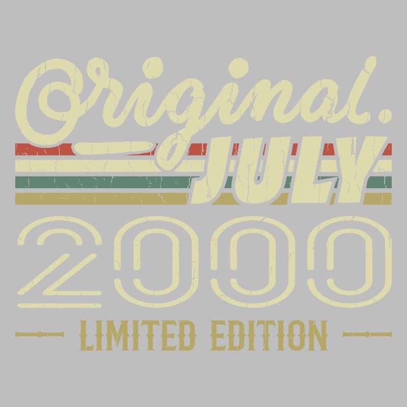 Juli 2000 Original 2000 Geburtstagsgeschenk