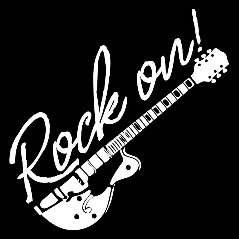 Rock on with guitar