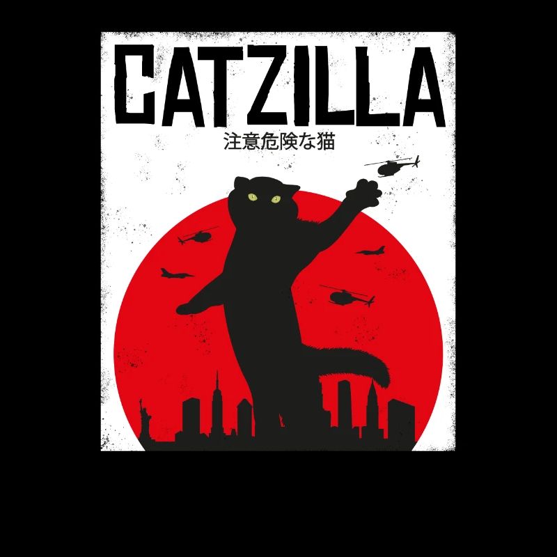 Catzilla Cats Cats Hangover Kitten Gift