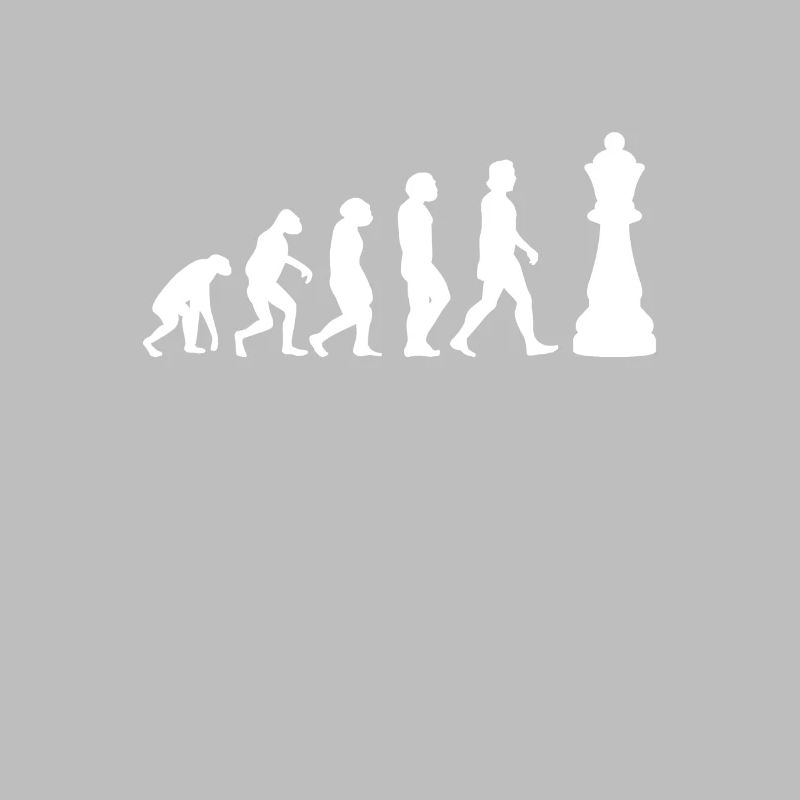 SCHACH SCHACHSPIELER SCHACHBRETT Chess Evolution