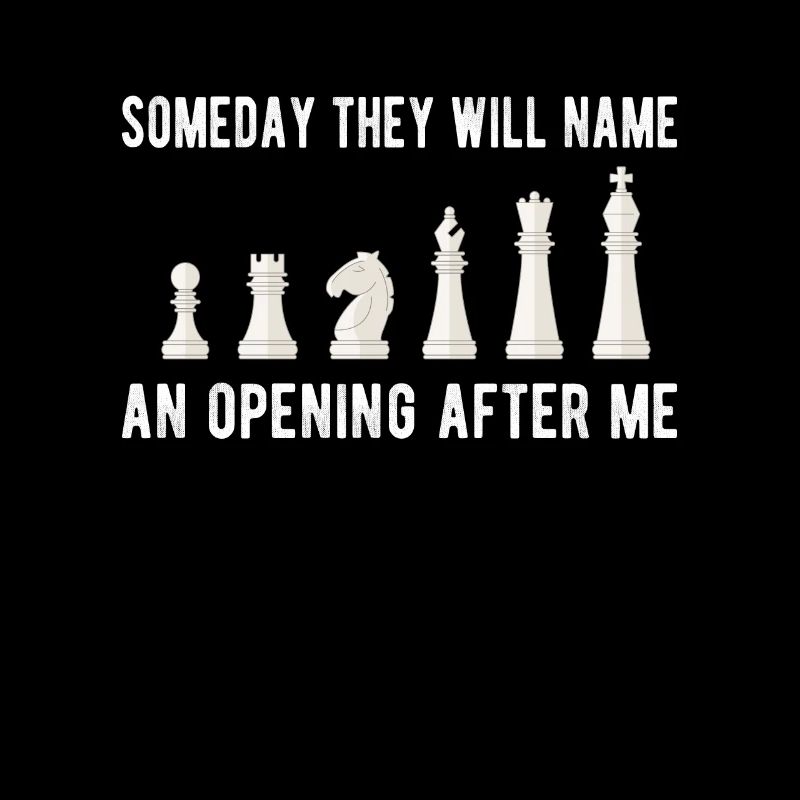 SCHACH CHESS PLAYER CHESSBOARD : Name An Opening