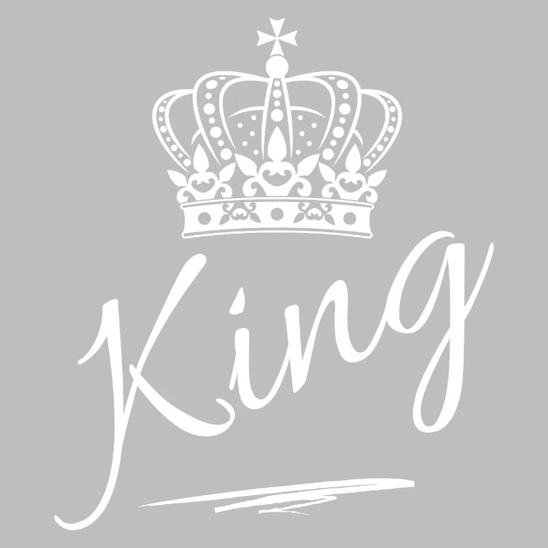Couronne avec lettrage King White
