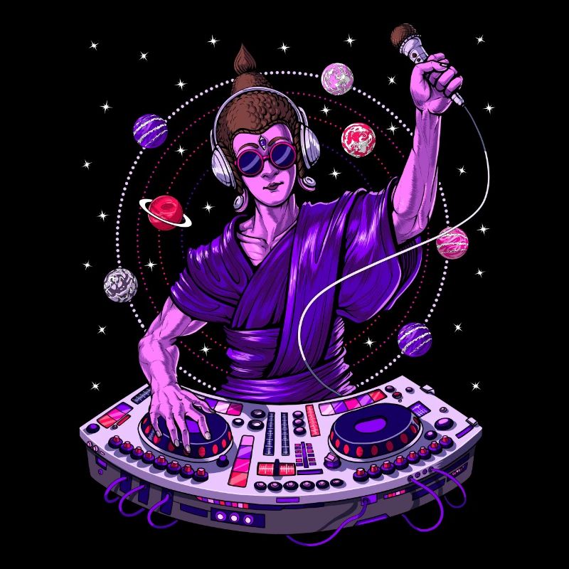 Buddha Psychedelische Musik DJ