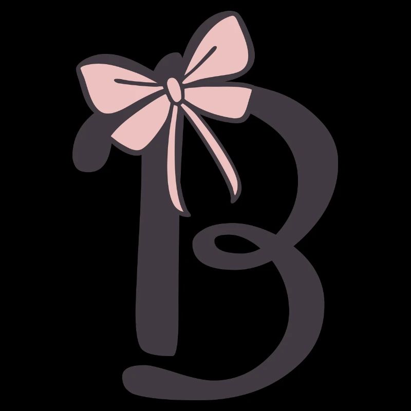 Anfangsbuchstabe B Schleifchen