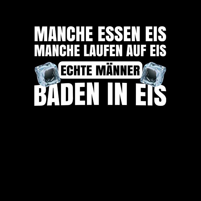 Echte Männer Baden In Eis