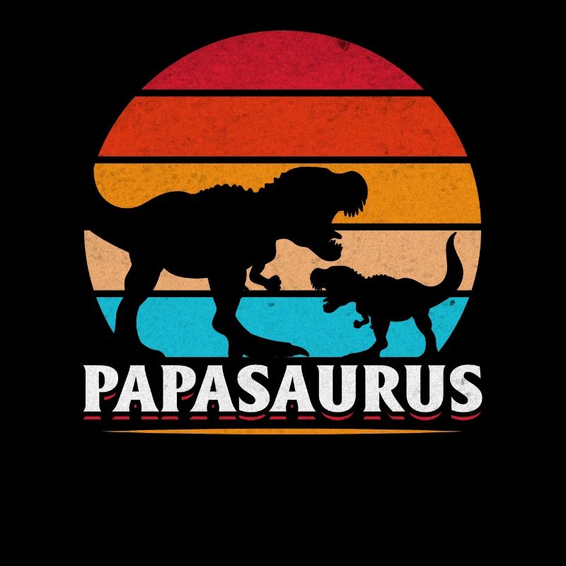 Dino Papa Saurus American Flag Papa