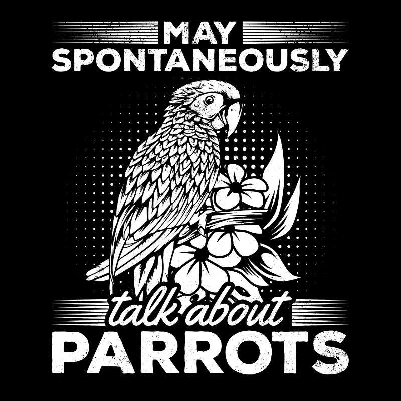 Funny Parrot Bird I can spontaneously talk about