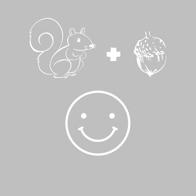 Funny Squirrel + Squirrel = Happy