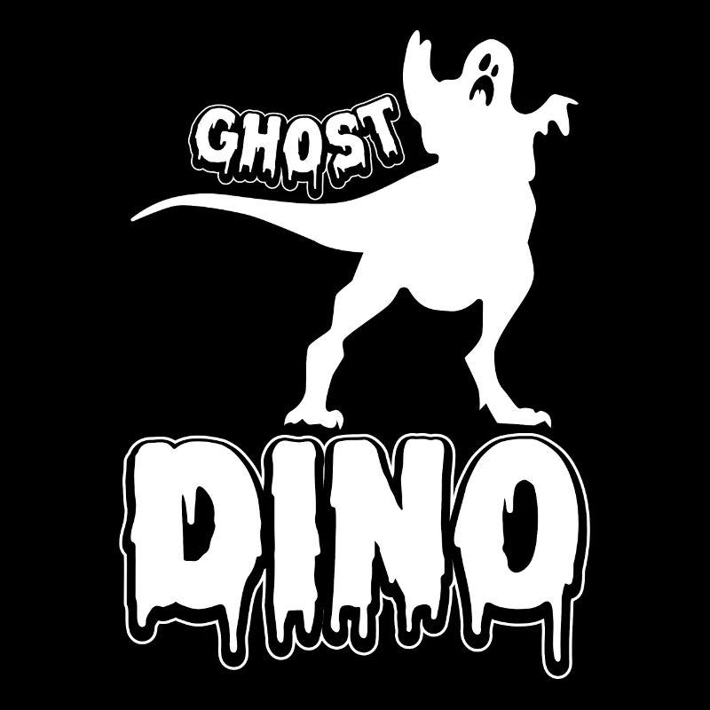 Dino Halloween Ghost Dino I Funny Ghost Dino