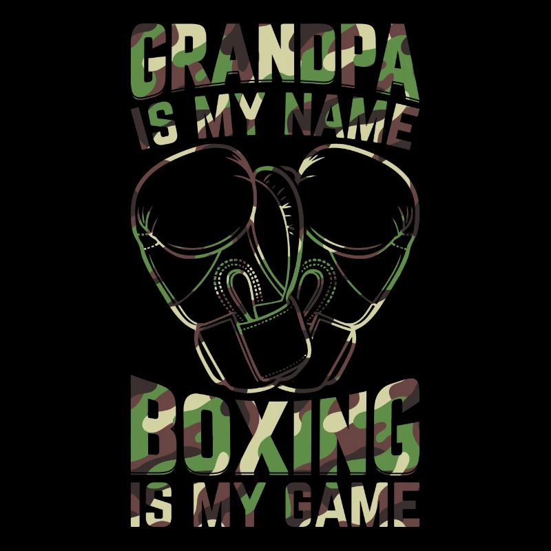 Boxe Grand-père est mon nom La boxe est mon jeu - Boxi