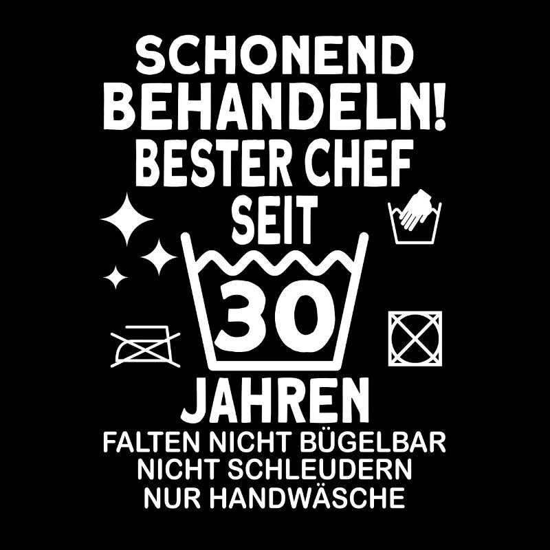 Chef 30 Jahre Dienstjubiläum Bester Chef Jubiläum