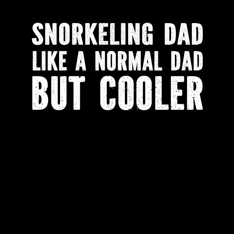 Snorkeling Papa comme un papa normal mais plus cool - Papa