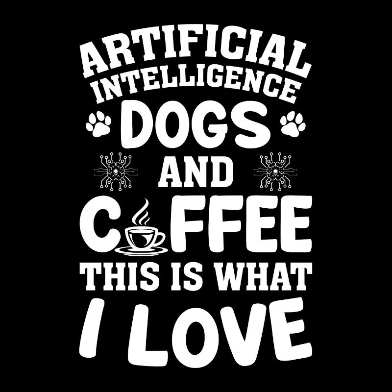 Artificial Intelligence Dogs And Coffee - Artifici